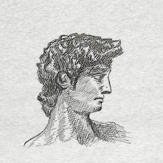 Michelangelo's David by ACRillustrations